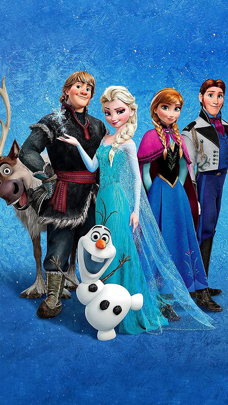 Frozen Movie , animation, cartoon, disney, fairy tale, HD phone wallpaper