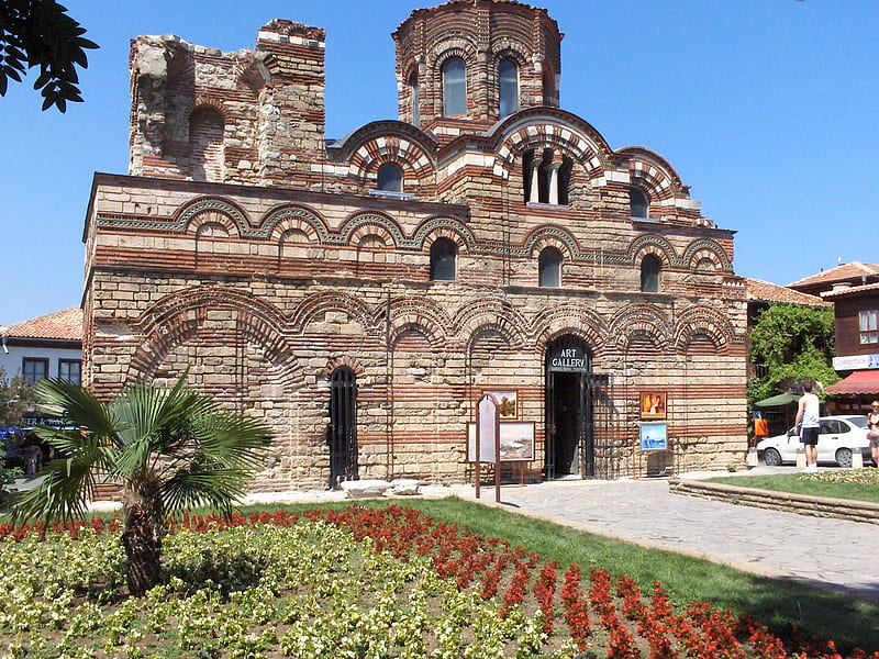 Nessebar Church, church, bulgaria, nessebar, HD wallpaper