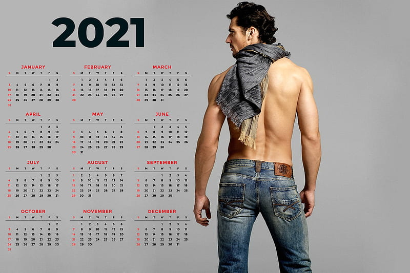Cowboy Calendar, Shirtless, Jeans, Calendar, Man, New Year, Hot Guy, Physique, Cowboy, Belt, HD wallpaper