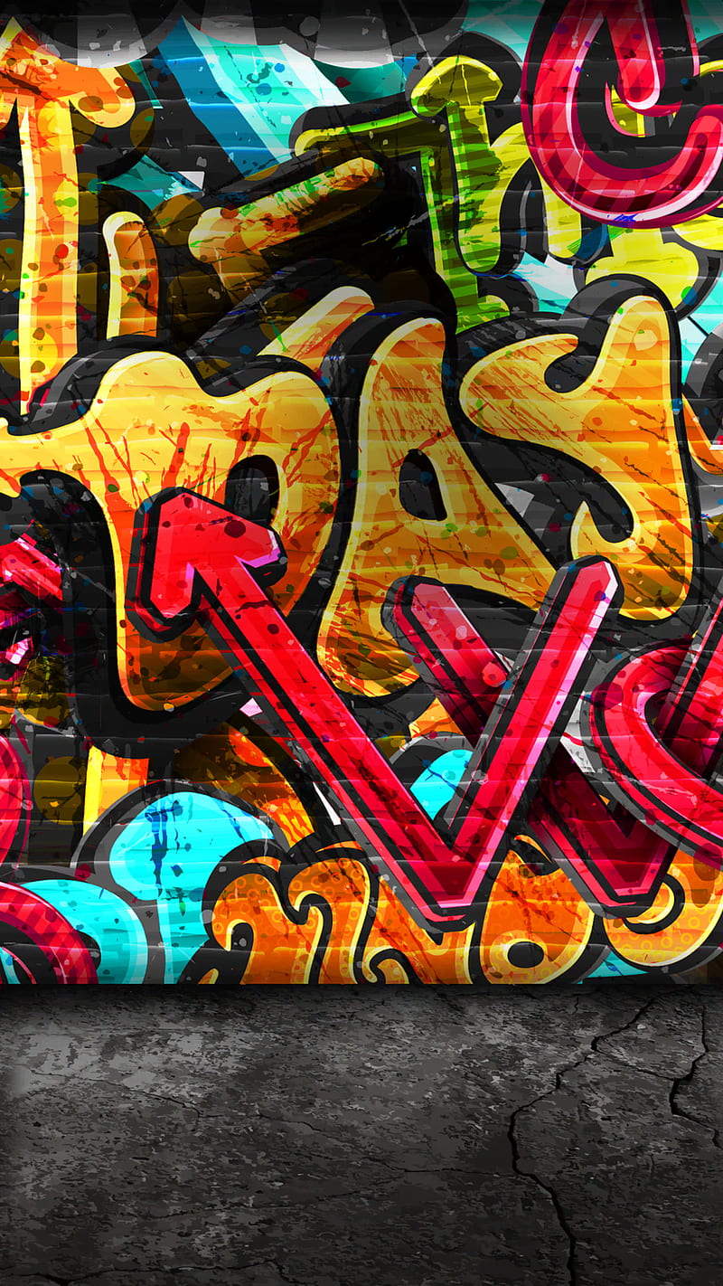 Graffiti, art, old, school, style, HD phone wallpaper