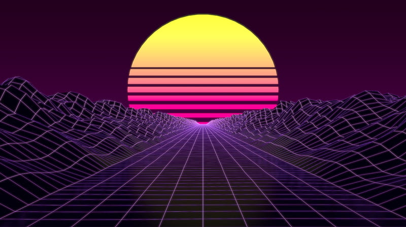 Synthwave Ultra, Music, vaporwave, synthwave, retro, 80, 80s, render, 3d,  abstract, HD wallpaper | Peakpx