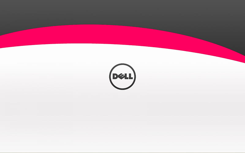 Dell, logo, minimal, HD wallpaper