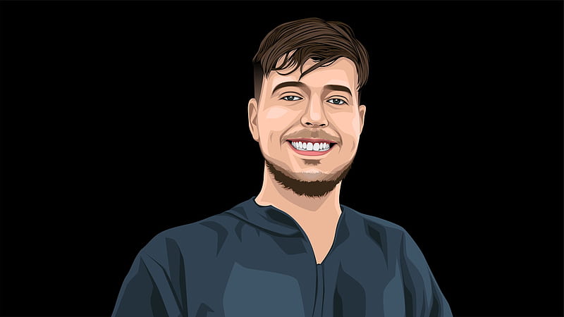 Cartoon image of mr. beast