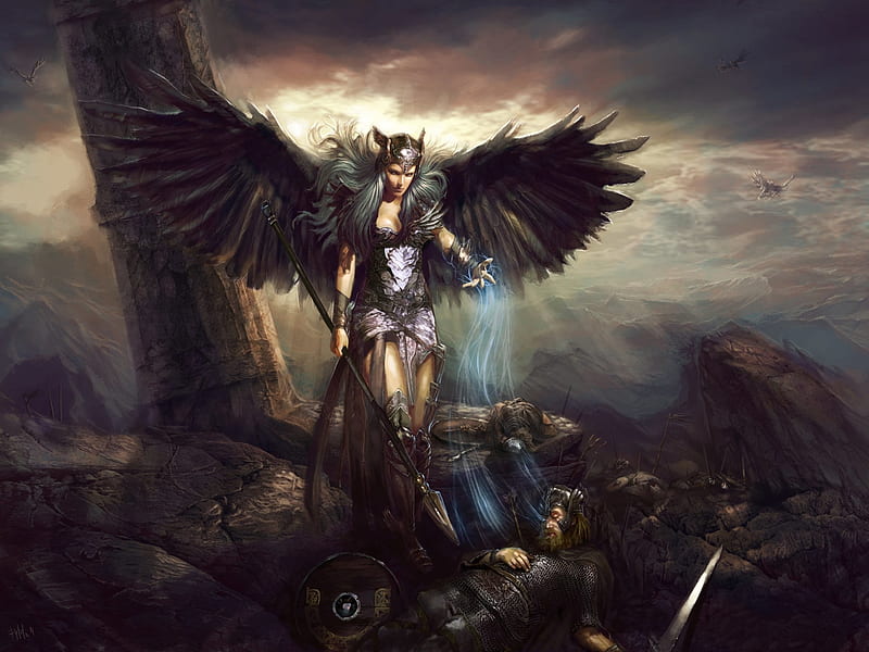 angel warrior concept art