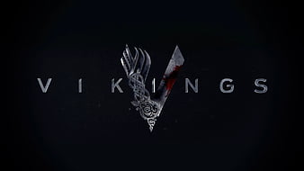 Vikings Logo, vikings, tv-shows, HD wallpaper