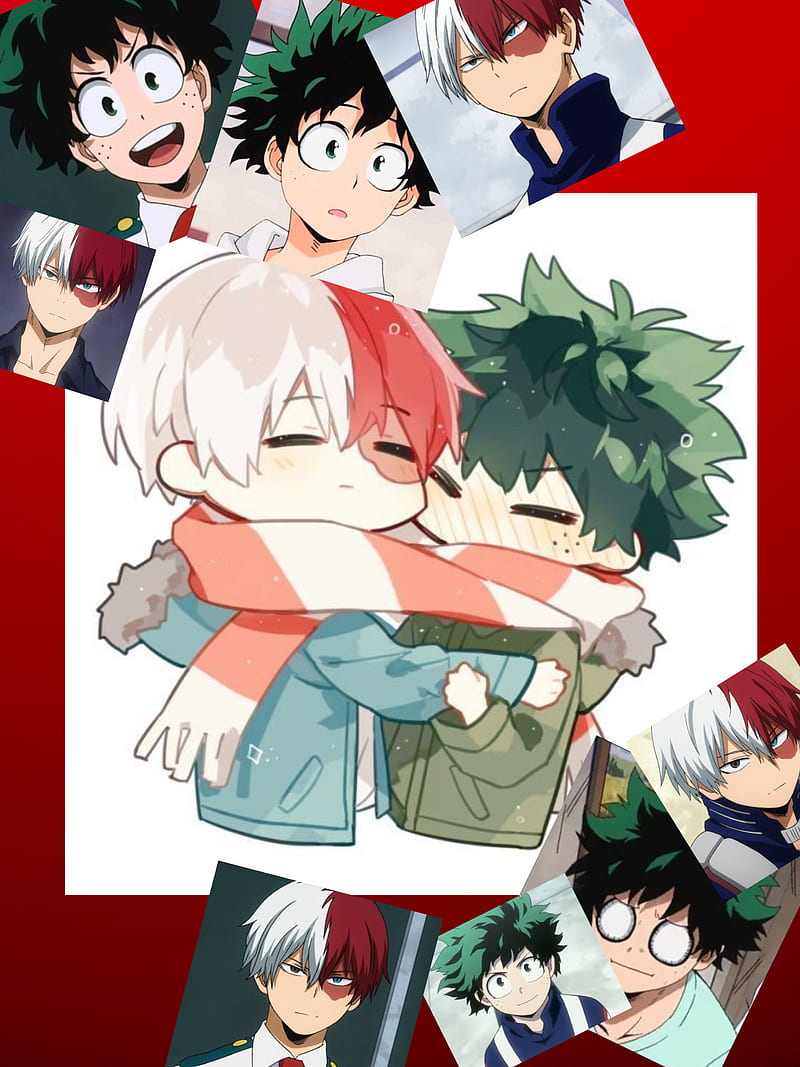 Tododeku, midoriya izuku, todoroki shoto, HD phone wallpaper | Peakpx