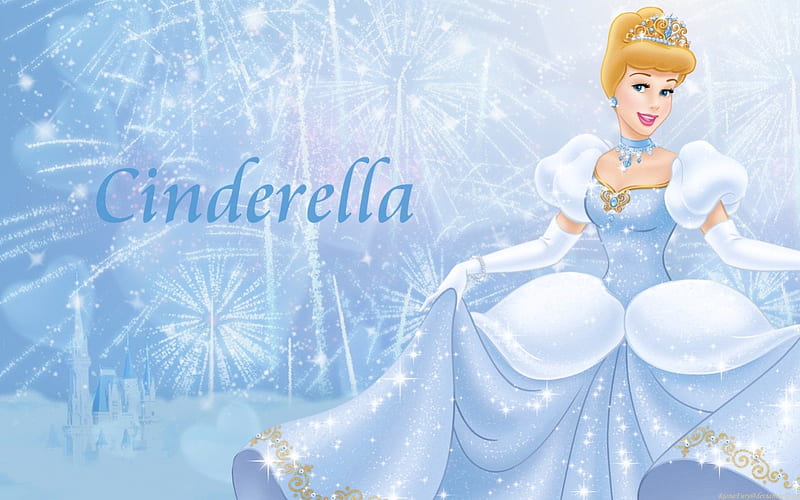 Cinderella~, Cinderella, pretty, dress, animated, movie, fairy tale, white  gloves, HD wallpaper | Peakpx