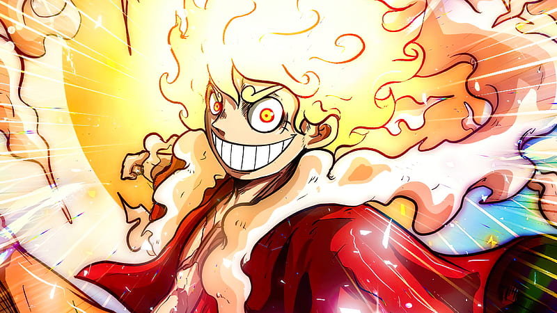 Gear 5 wallpaper from today's episode. Enhanced with PS and AI. : r/OnePiece