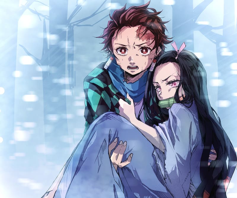 Anime, Nezuko Kamado, Demon Slayer: Kimetsu No Yaiba, Tanjiro Kamado ...