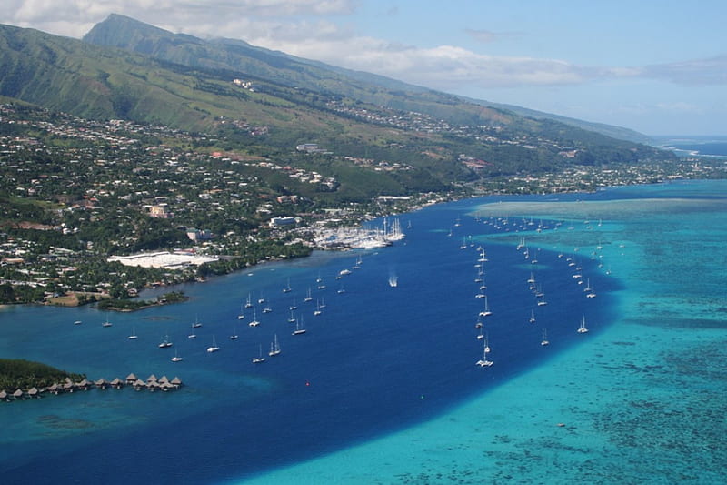 Papeete - French Polynesia, Towns and Cities, Papeete, French Polynesia, Towns, HD wallpaper