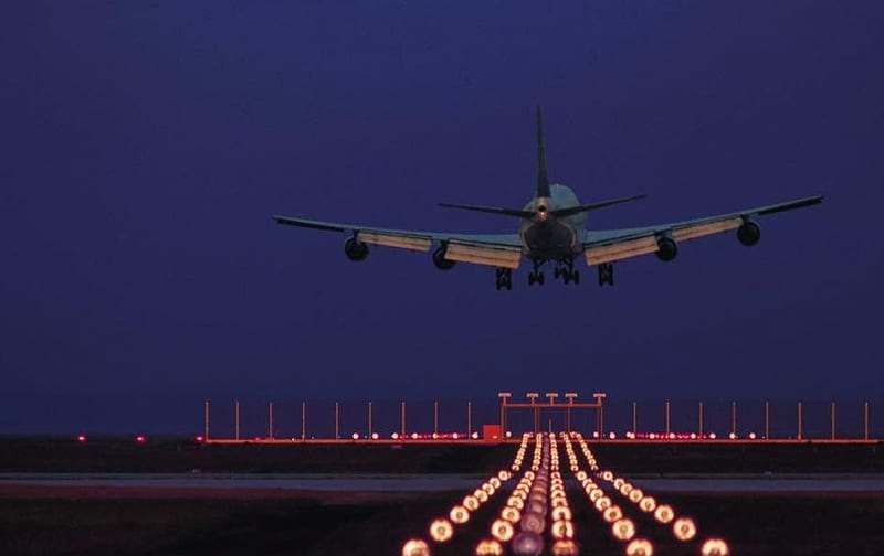 Nice trip, plane, fly, Boeing, night, HD wallpaper | Peakpx