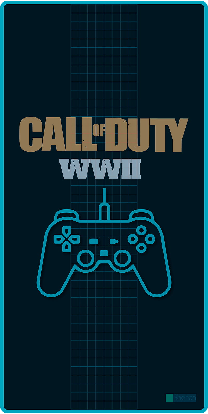 call of duty ww 2, call, cod, controller, duty, games, ps4, world war, HD phone wallpaper