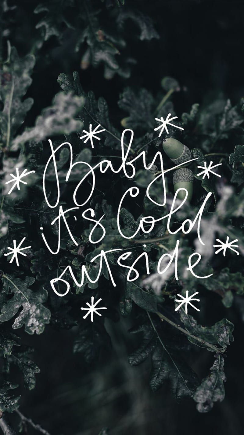 Baby Its Cold, christmas, flake, flakes, snow, weather, HD phone wallpaper