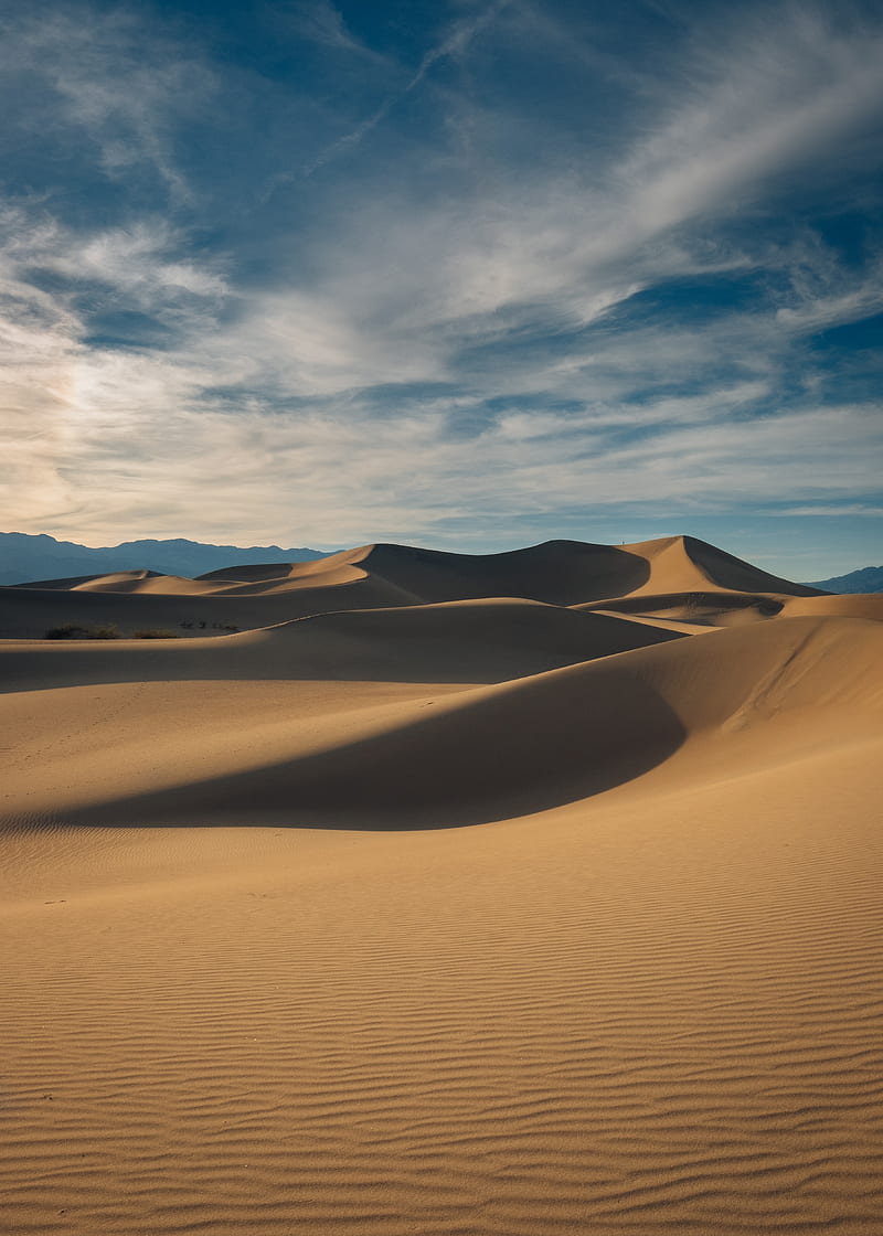 desert, sand, dunes, hills, hilly, HD phone wallpaper