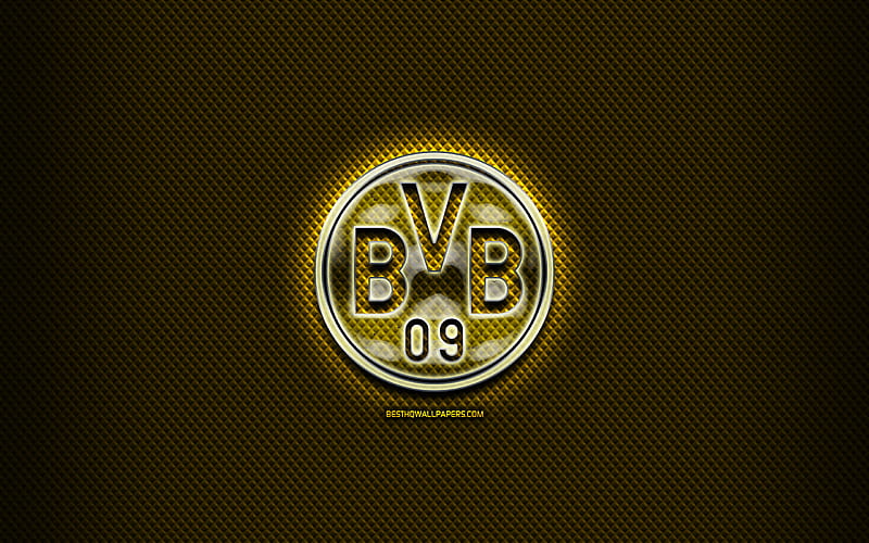 Borussia Dortmund, bvb, football, logo, soccer, HD wallpaper
