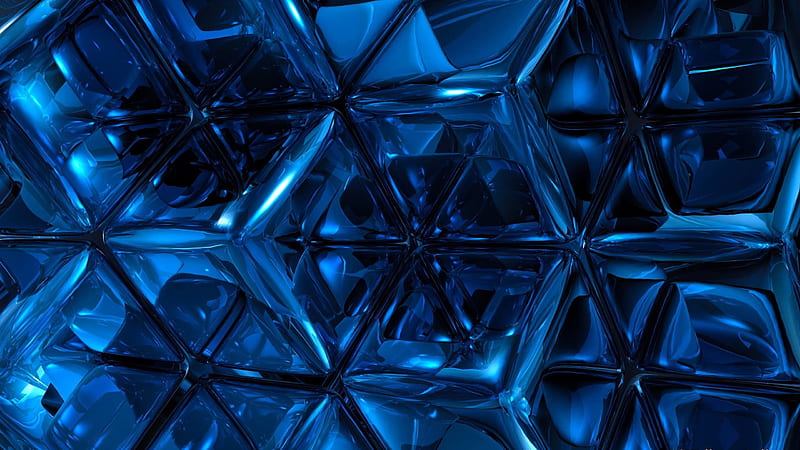 Cool 3D Glassy Cubes Background Cool 3D Background, HD wallpaper