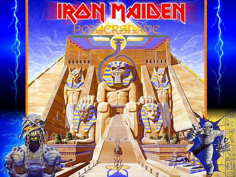 Iron Maiden - Powerslave, metal, powerslave, heavy, iron, eddie, maiden, HD wallpaper