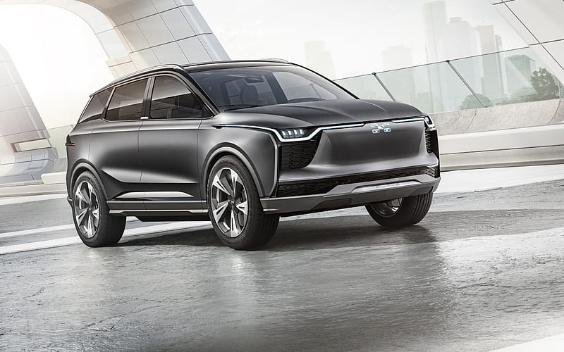Aiways U5 Ion, 2018, Electric SUV, exterior, front view, luxury car, Chinese electric cars, Aiways, HD wallpaper