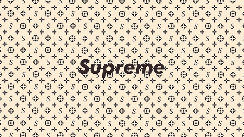 Louis Vuitton Supreme Logo Supreme, HD wallpaper