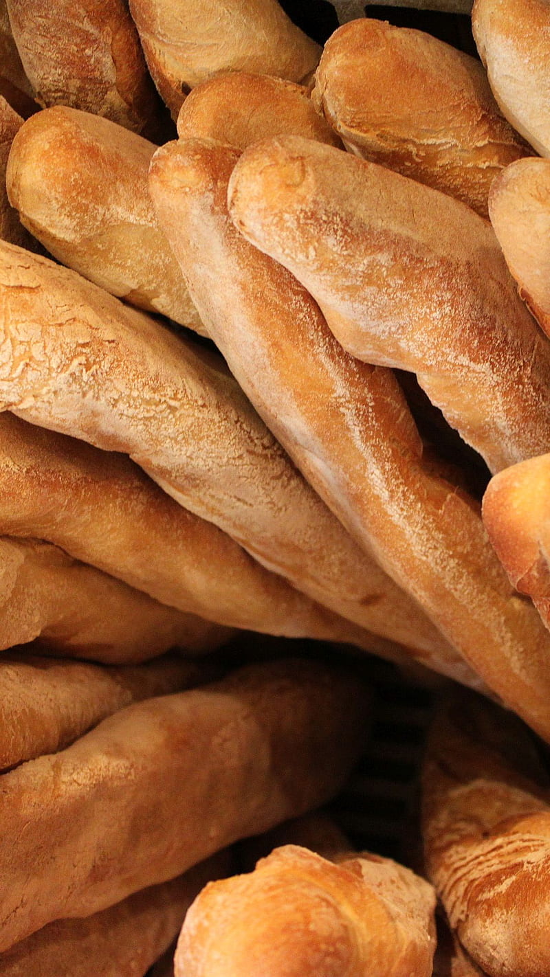 Bread 2, baguettes, bread, crusty bread, french, HD phone wallpaper