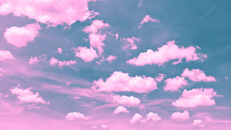 Premium . Pastel blue and pink sky beautiful romantic background dreamy  background, HD wallpaper | Peakpx
