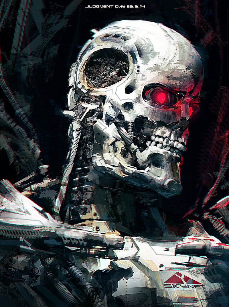 Seguro Novio suelo Terminator, T-800, robot, red eyes, Skynet, endoskeleton, HD phone  wallpaper | Peakpx