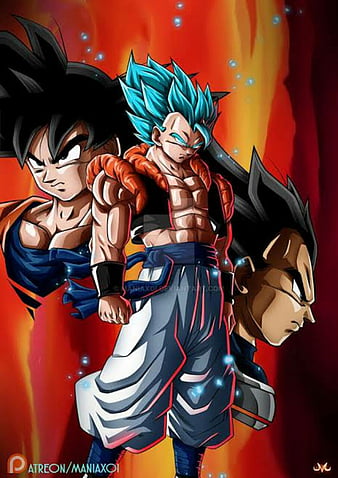 GOGETA WALLPAPER PART 2 #gogeta #supergogeta #fusionreborn #goku #veg