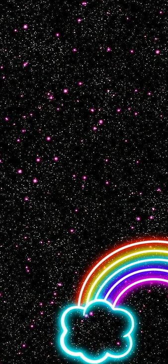 rainbow galaxy background