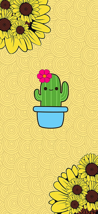 Cute Cactus, art, green, arizona, cartoon, draw, saguaro, plant, tall,  desert, HD phone wallpaper | Peakpx