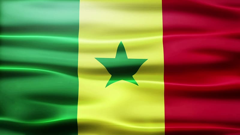 Senegal Flag Stock Video Footage for, HD wallpaper