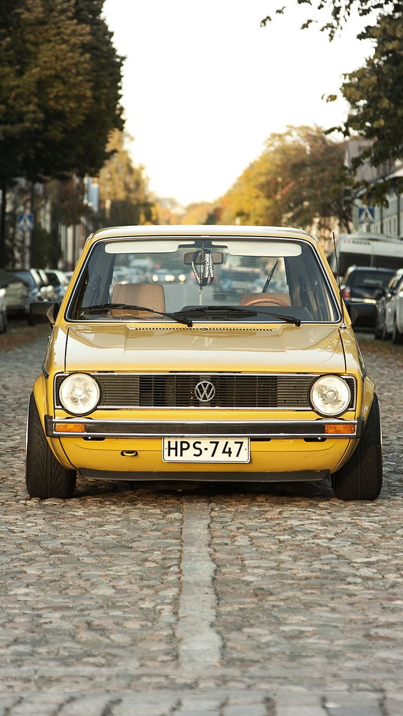 Volkswagen Golf Mk1, carros, old, HD phone wallpaper