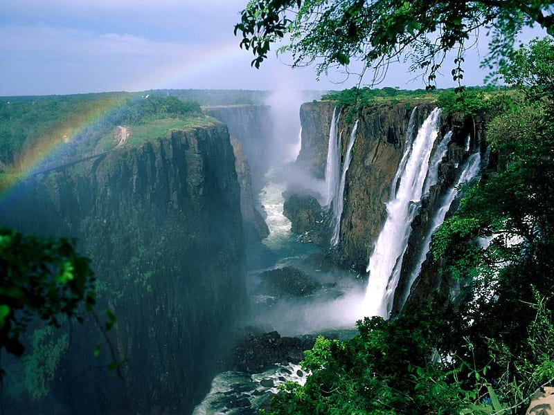 Victoria Falls, victoria, waterfalls, HD wallpaper