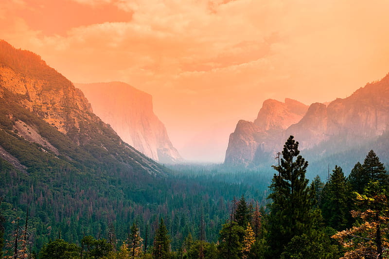 Yosemite, yosemite, national-park, nature, mountains, HD wallpaper