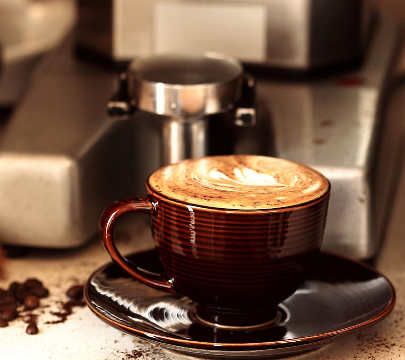 Cappuccino, coffee, HD wallpaper