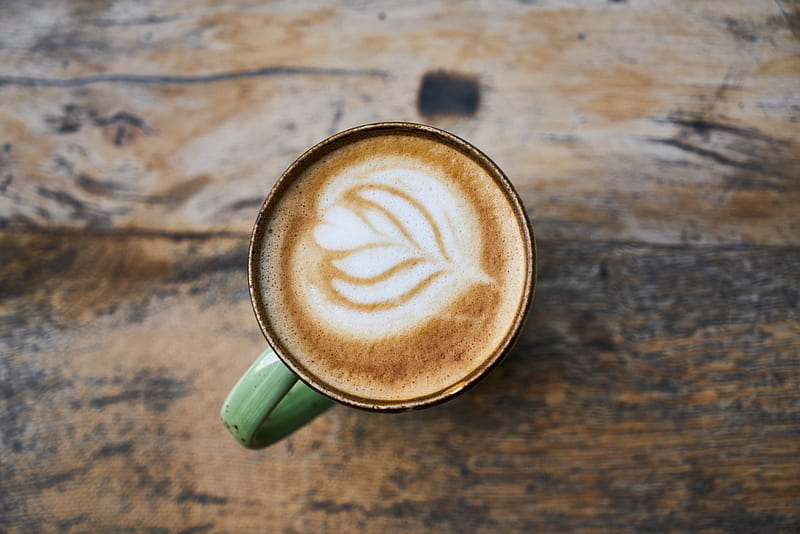 coffee, latte art, drinks, espresso, mug, Food, HD wallpaper