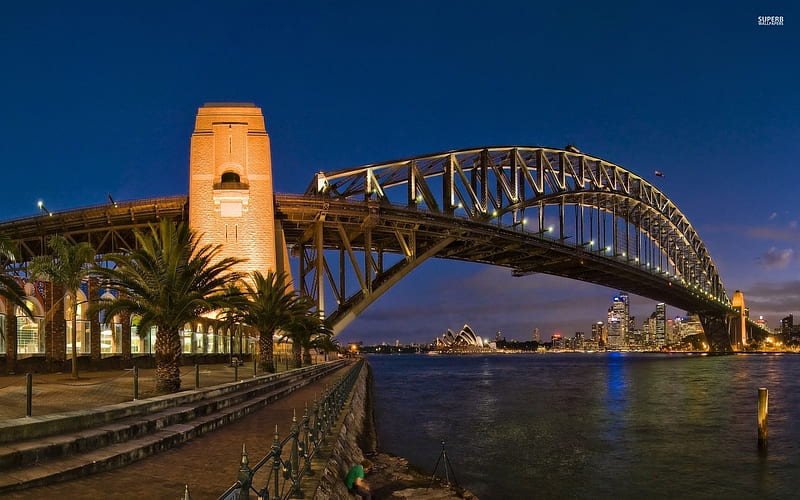 Sydney Harbour Bridge, Bridge, Harbour, Sydney, HD wallpaper
