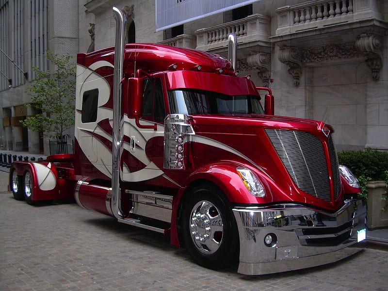 Pride And Joy, custom, truck, big rig, semi, HD wallpaper