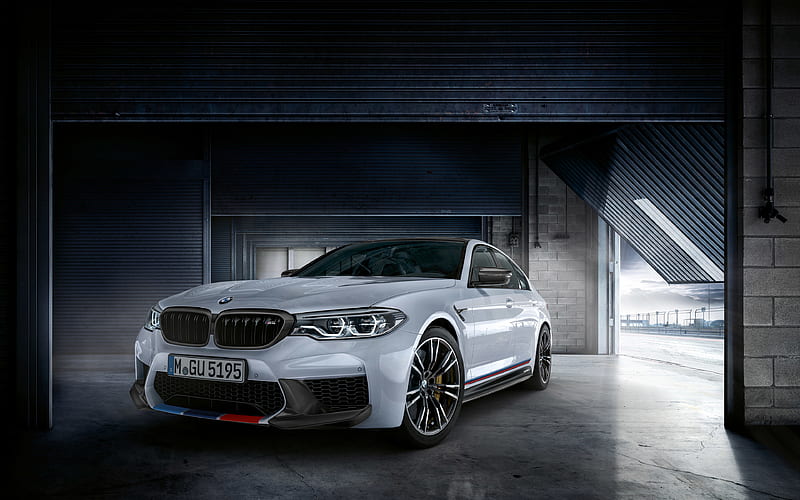 M Performance Parts, tuning, BMW M5, F90, 2018 cars, new m5 german cars, BMW, HD wallpaper