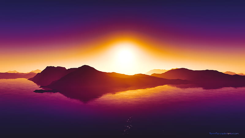 Summer Sunset, HD wallpaper