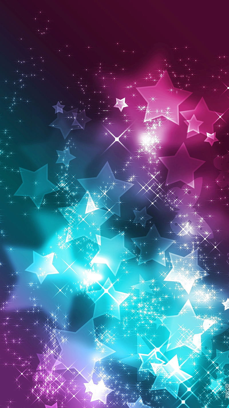 Sparkly Stars, color, HD phone wallpaper | Peakpx