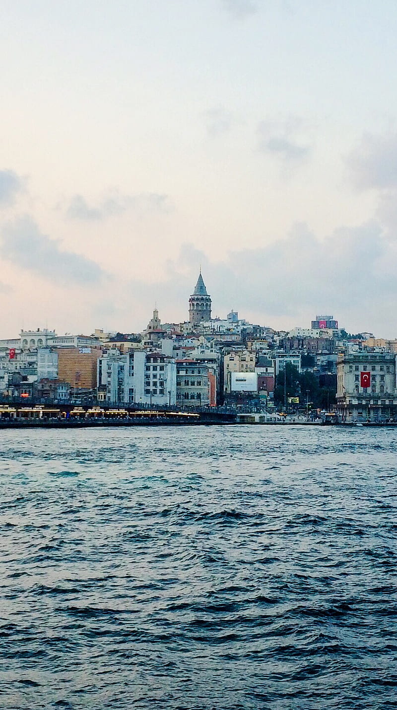 Galata Tower, eminonu, istanbul, kulesi, sirkeci, turkey, turkiye, HD phone wallpaper