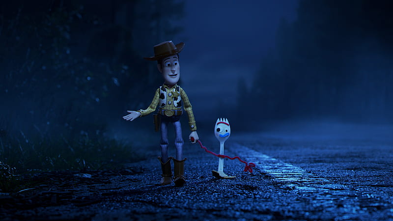 Toy Story 4 Woody And Forky Toy Story 4, HD wallpaper