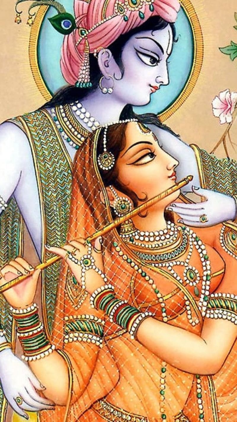 Radhe Krishna, krishna rukmini, HD phone wallpaper | Peakpx