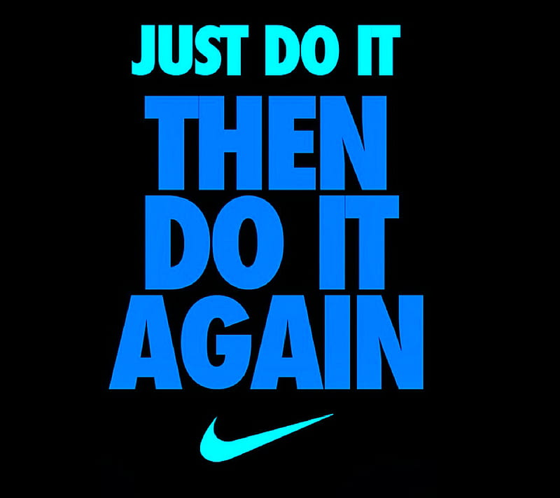 Nike, blue, do, green, it, just, logo, esports, teal, HD wallpaper