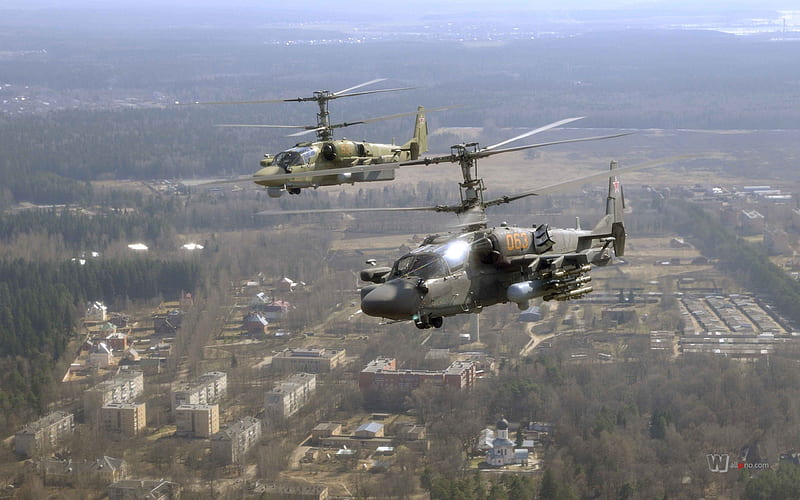 Ka-52 helicopter, ka, gun, 52, helicopter, HD wallpaper