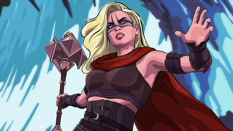 Thor Fights Assassins' Creed Valhalla's Eivor In New Fan Art