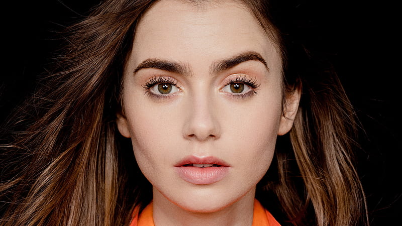 Lily Collins The Observer hoot 2019 , lily-collins, girls, celebrities, model, hoot, HD wallpaper