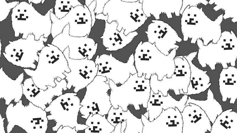 dog print , white dog print #Undertale P # # #. Undertale, Undertale dog, Character, Dog Pattern, HD wallpaper