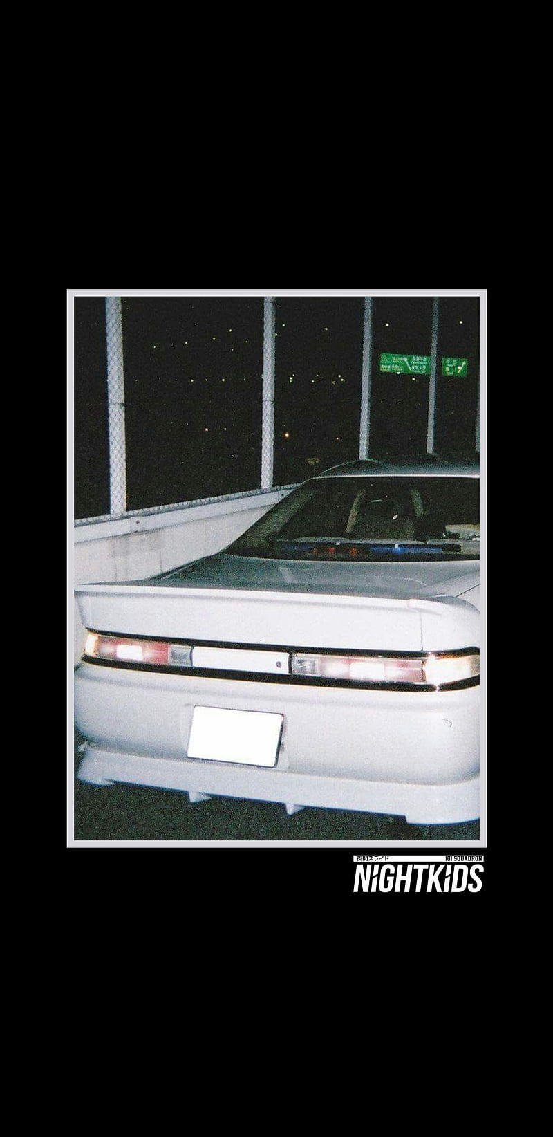 80s JDM Nightkids, 90s, anime, art, black, car, dark, fast, white, HD phone  wallpaper | Peakpx
