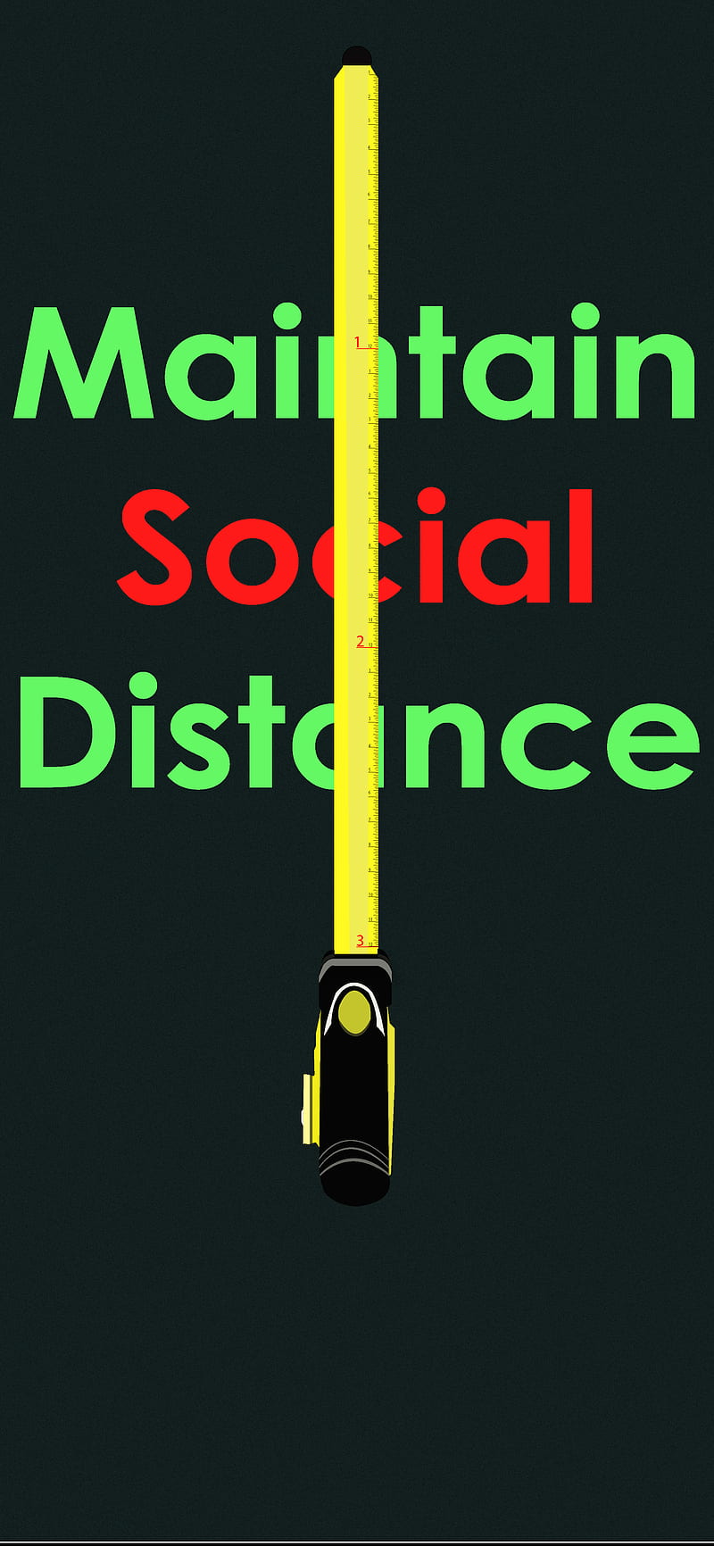 Social Distance , artistic, magerment tape, mobile , punch hole, quotes, social distance, social distancing, HD phone wallpaper
